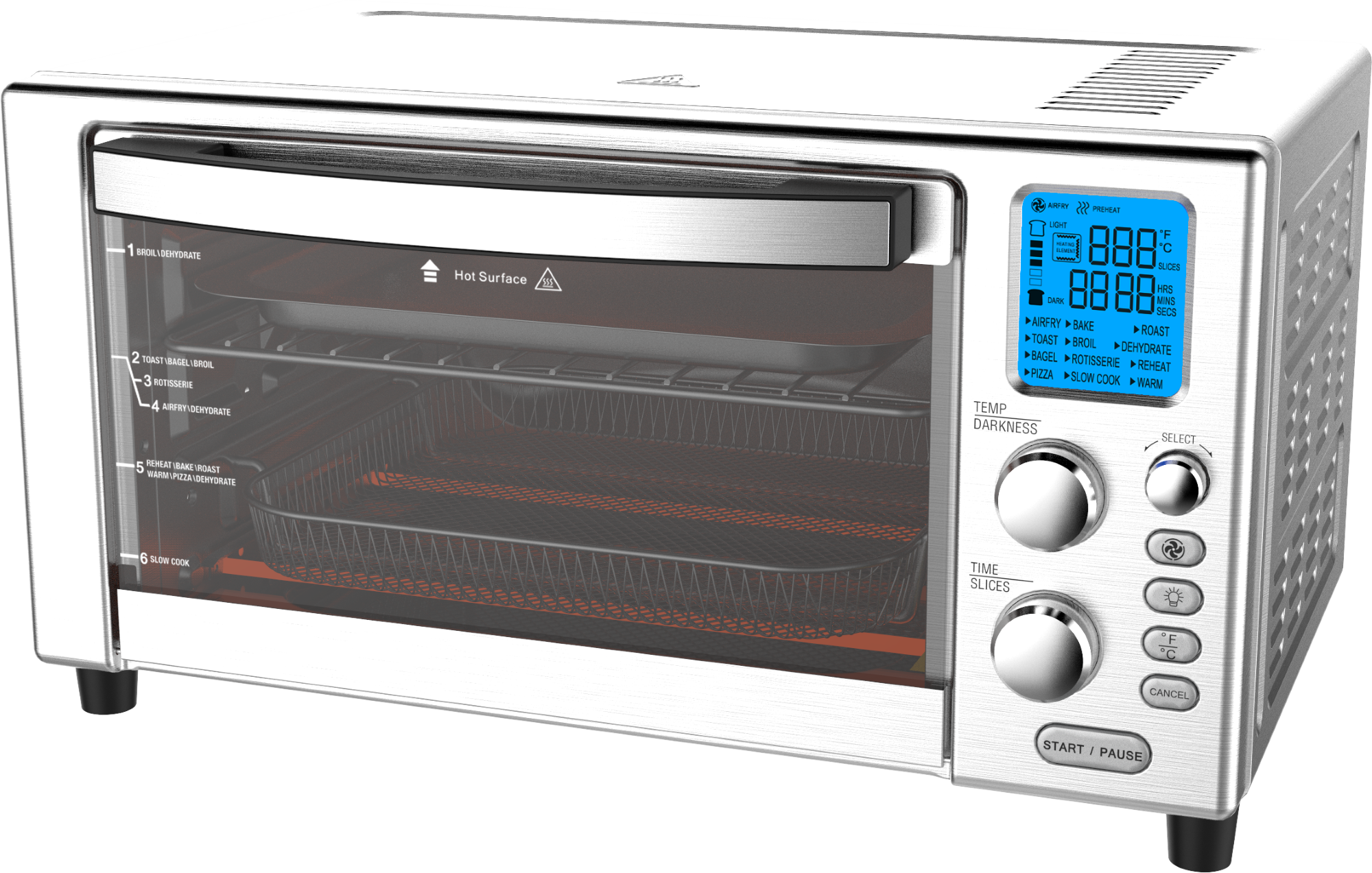 Air Fryer Toast Oven 22L